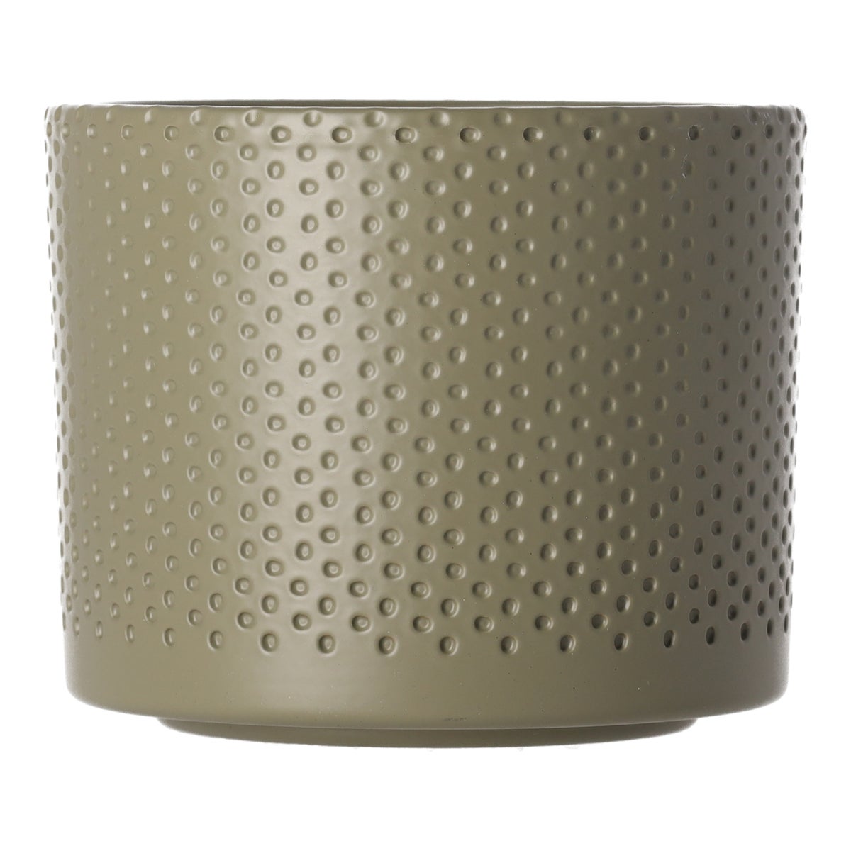 Pot Era rond groen relief 10x12cm Pot Era rond groen relief 10x12cm