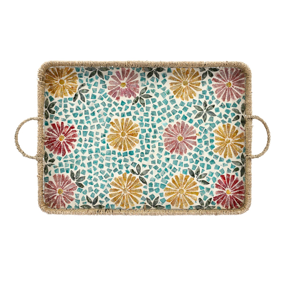 Dienblad flower 56 x 40 cm Dienblad flower 56 x 40 cm