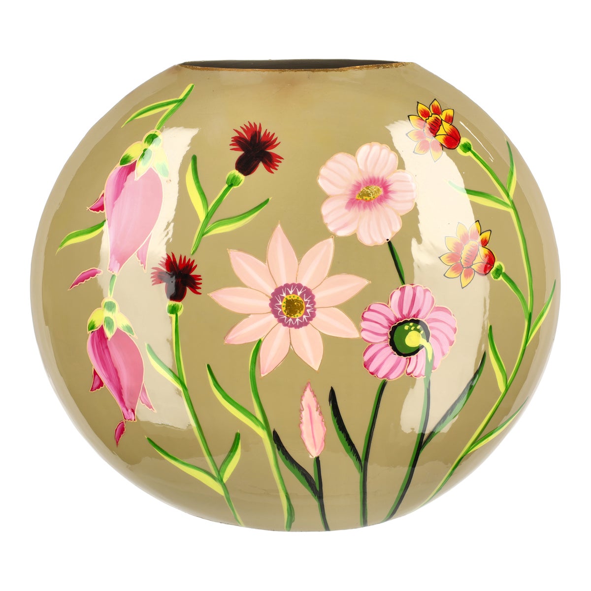 Vaas Ranchi bloem groen 50 cm Vaas Ranchi bloem groen 50 cm