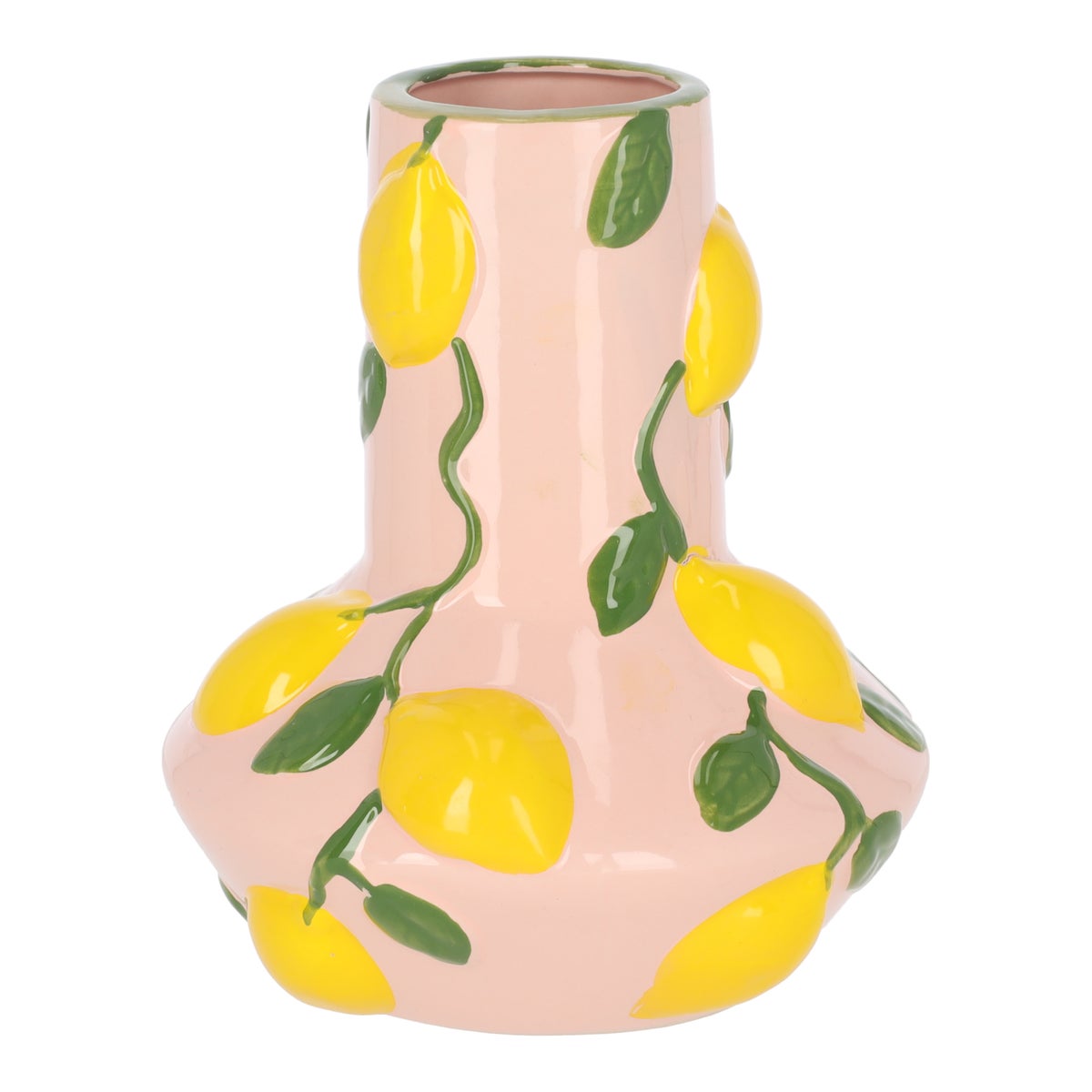 Vaas citrus roze 21 cm Vaas citrus roze 21 cm