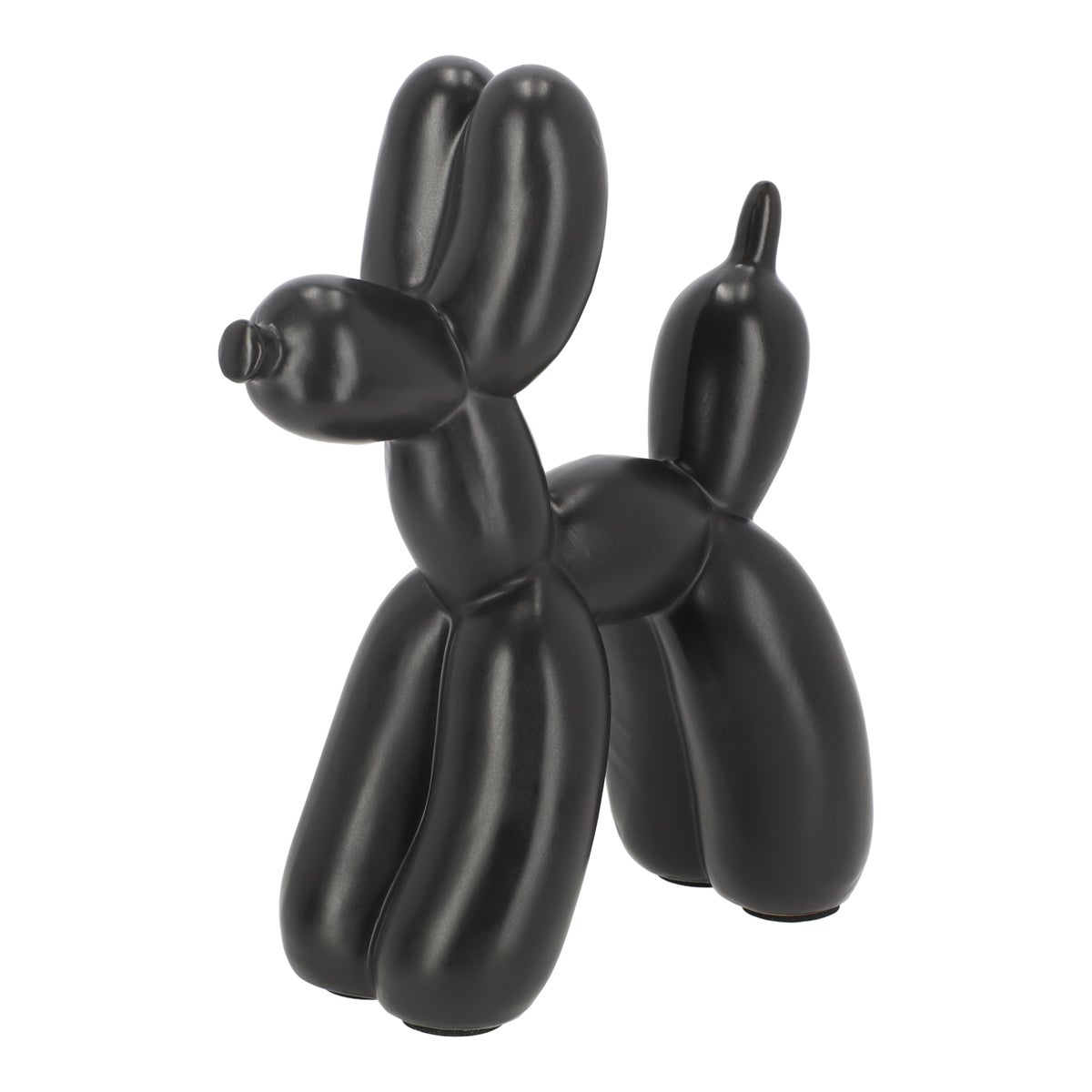 Beeld hond ballon zwart Beeld hond ballon zwart