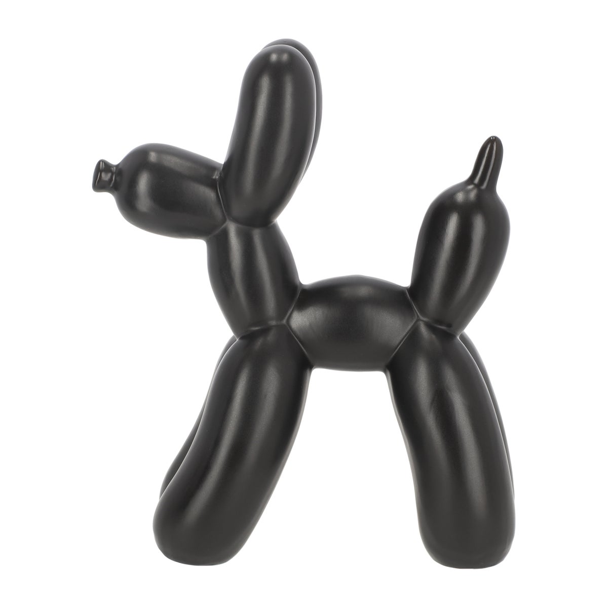 Beeld hond ballon zwart Beeld hond ballon zwart