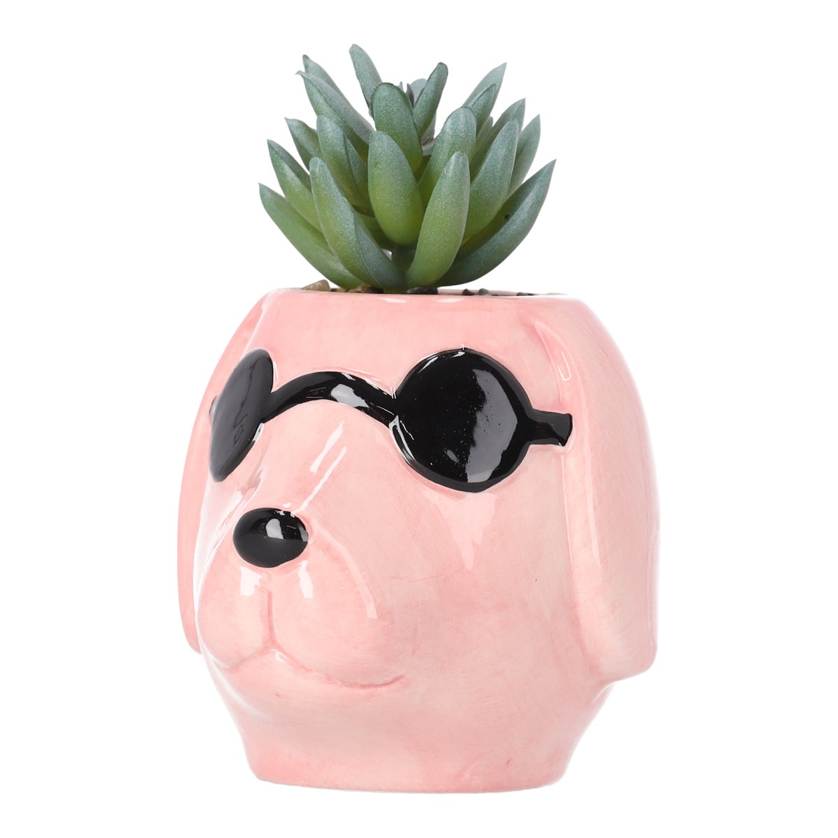 Plant in pot keramiek 11x8x12 cm - 2 assorti Plant in pot keramiek 11x8x12 cm - 2 assorti