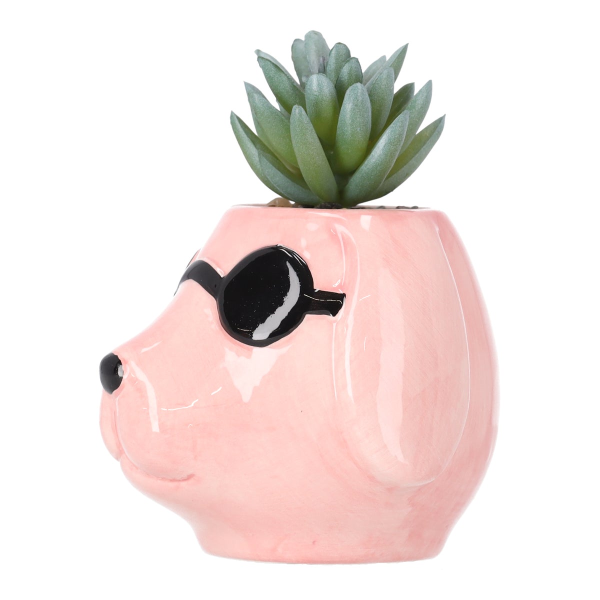 Plant in pot keramiek 11x8x12 cm - 2 assorti Plant in pot keramiek 11x8x12 cm - 2 assorti