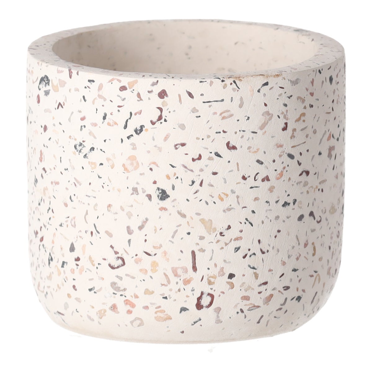 Pot cement wit 12x10cm Pot cement wit 12x10cm