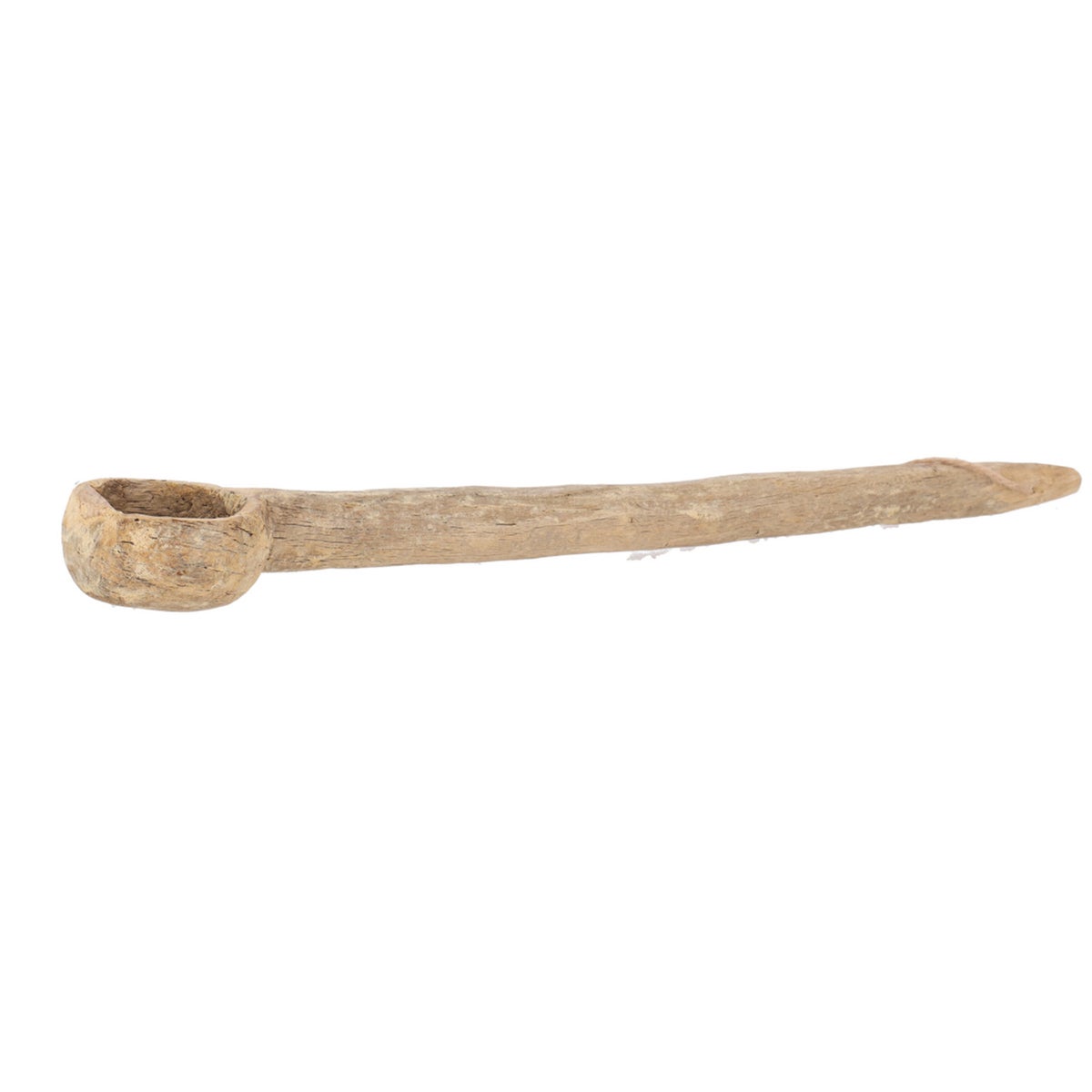 Lepel hout gebleekt 11x6x58cm Lepel hout gebleekt 11x6x58cm