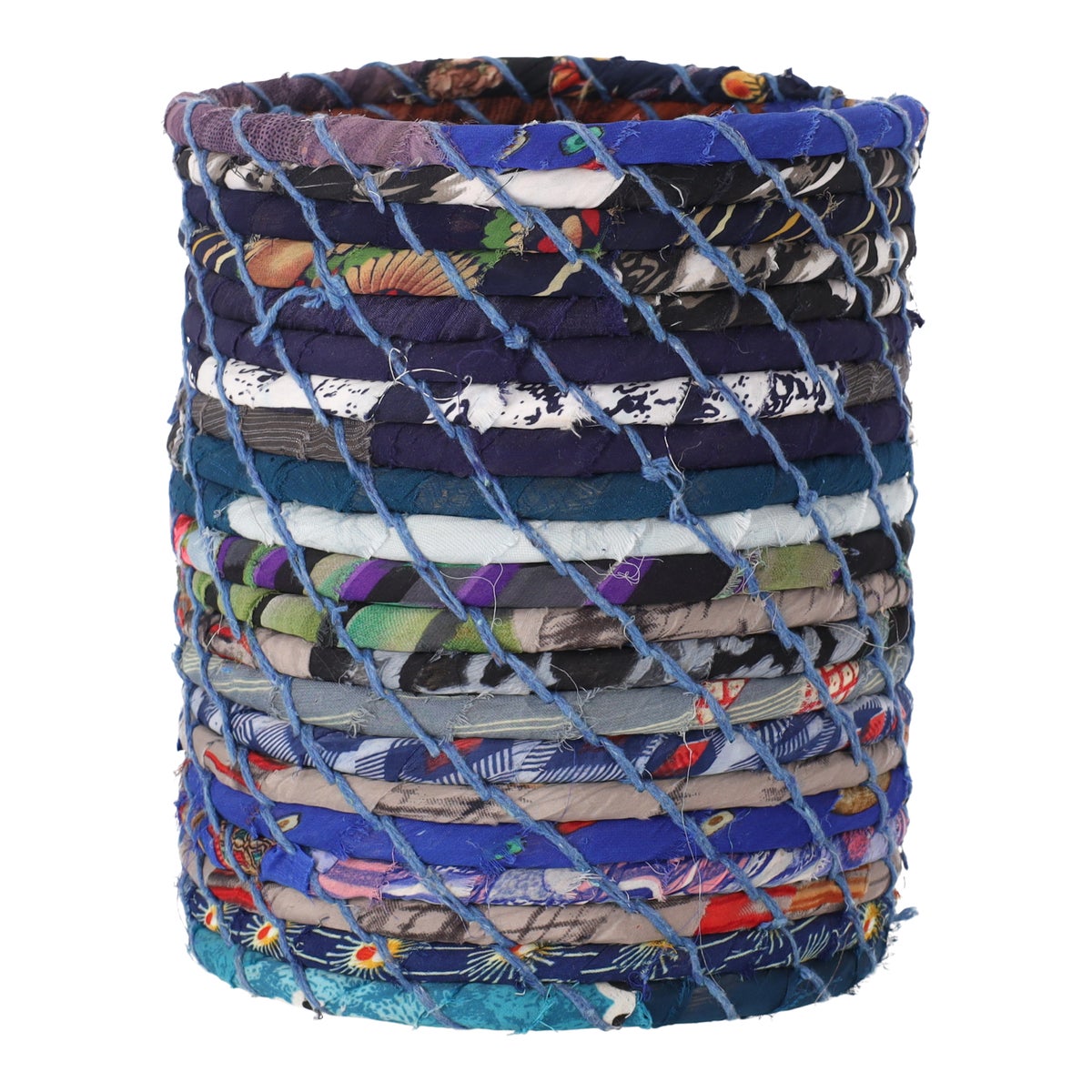 Katoenen mand 20 x 25 cm - 2 assorti Katoenen mand 20 x 25 cm - 2 assorti