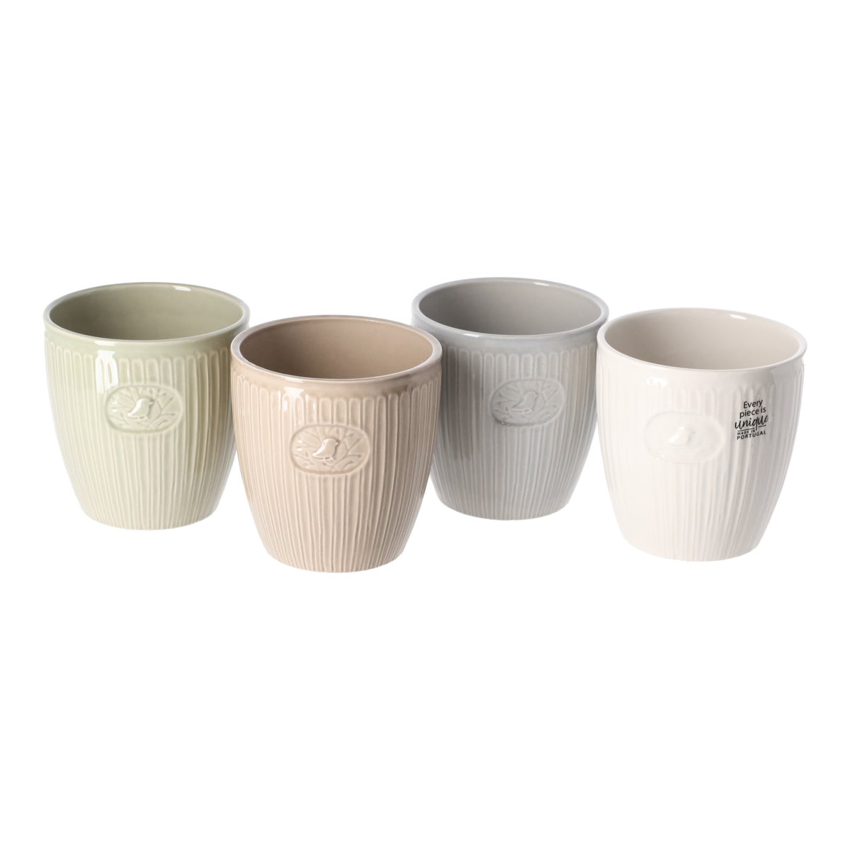 Bloempot terra groen 11 cm 4 assorti Bloempot terra groen 11 cm 4 assorti