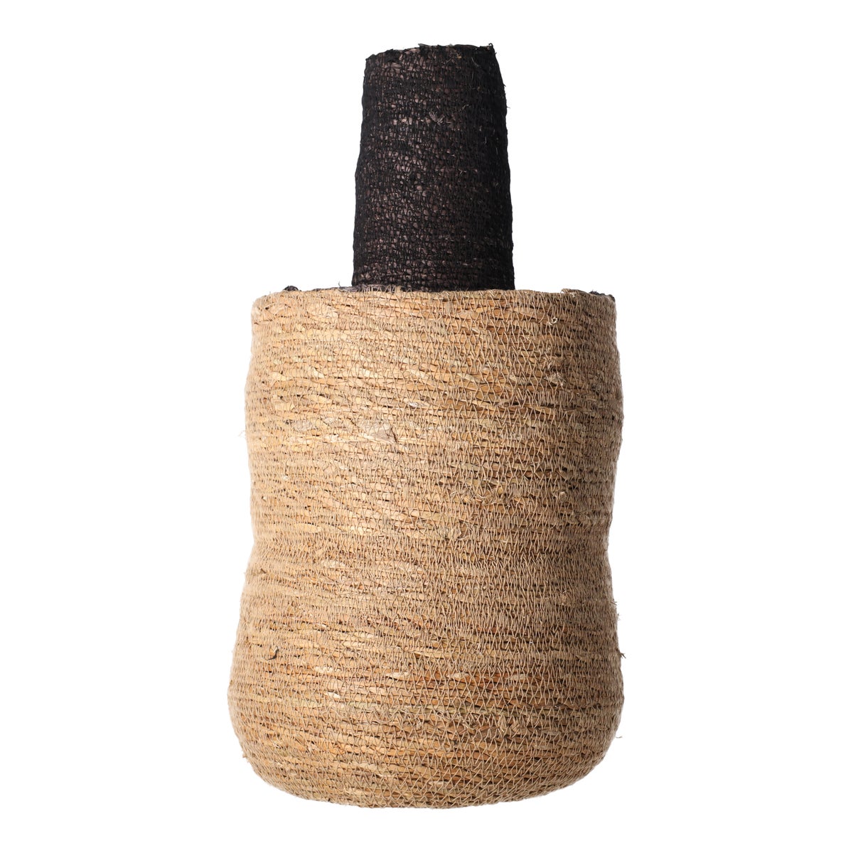 Mand zeegras 24 x 46 cm natural black Mand zeegras 24 x 46 cm natural black