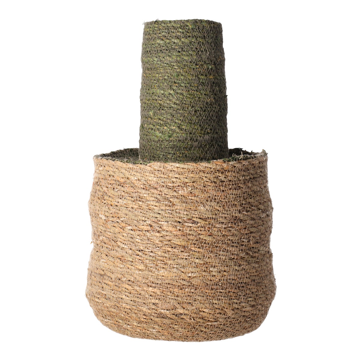 Mand zeegras 22 x 38 cm natural green Mand zeegras 22 x 38 cm natural green