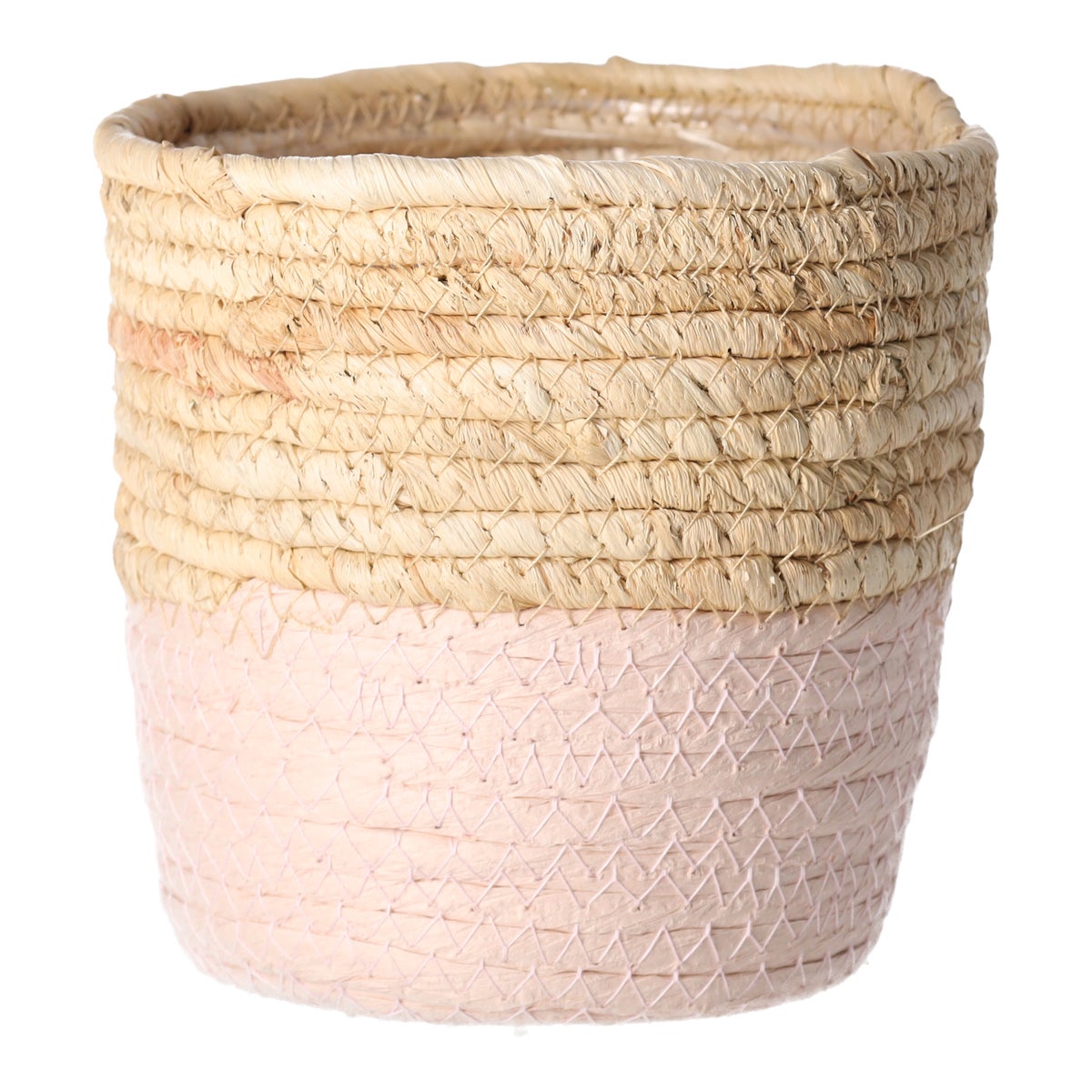 Mand Rachel rond roze 14 x 14 cm Mand Rachel rond roze 14 x 14 cm