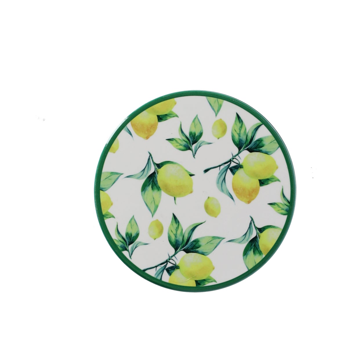 Onderzetter rond met citrusmotief 10 cm 6 assorti Onderzetter rond met citrusmotief 10 cm 6 assorti