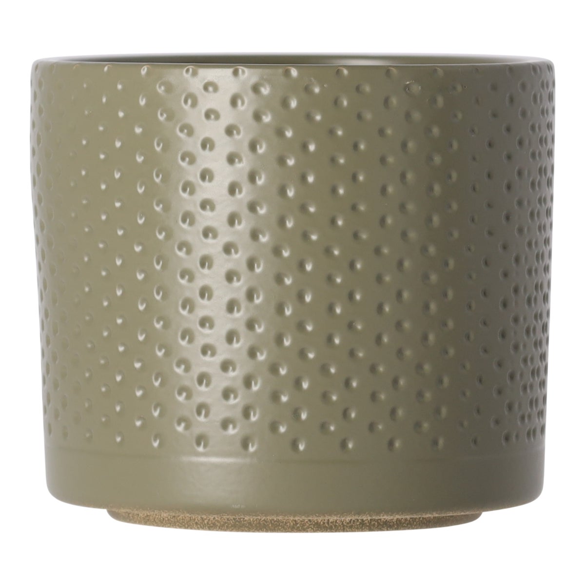 Pot Era rond groen relief 9 x 10 cm Pot Era rond groen relief 9 x 10 cm