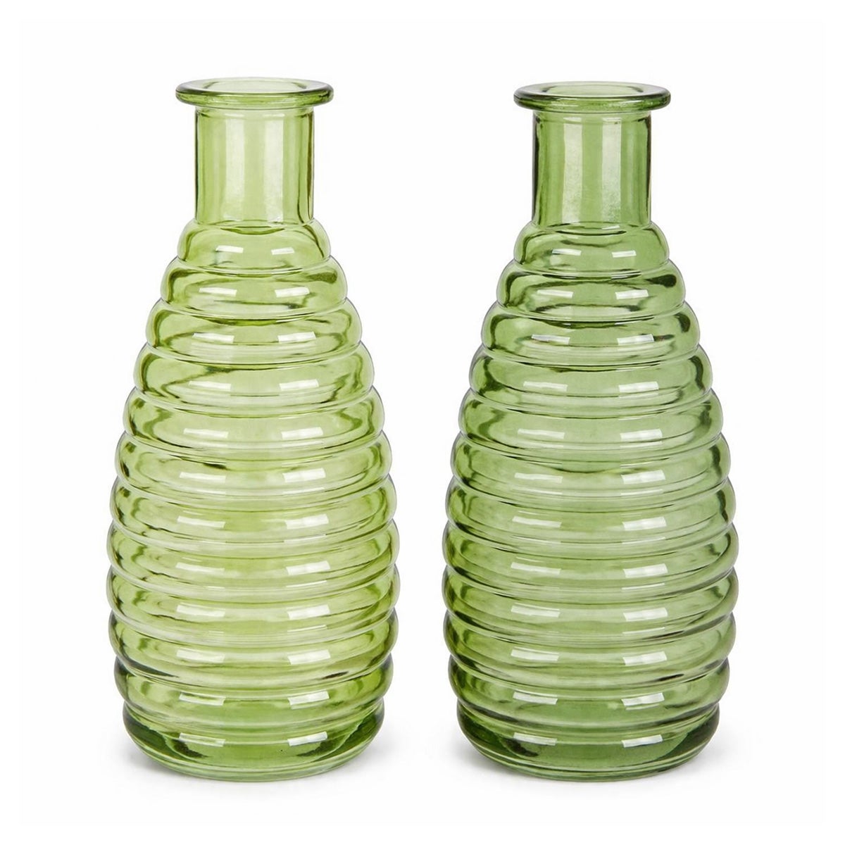 Glazen fles groen 6 x 15 cm Glazen fles groen 6 x 15 cm