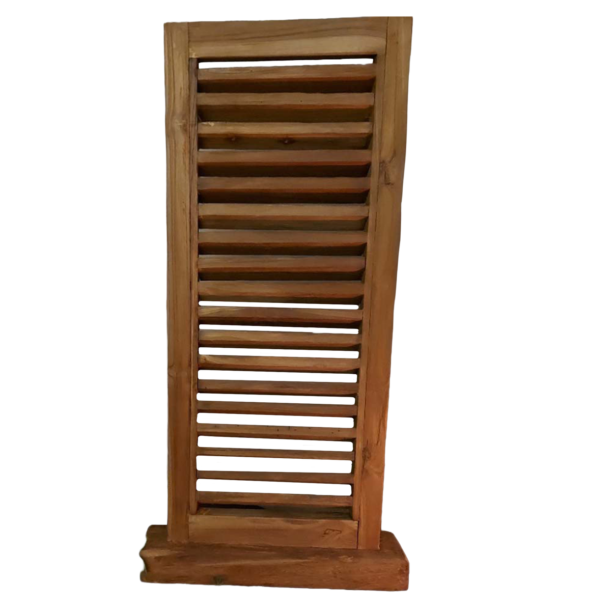 Luik hout op voet 30 x 42 cm naturel Luik hout op voet 30 x 42 cm naturel