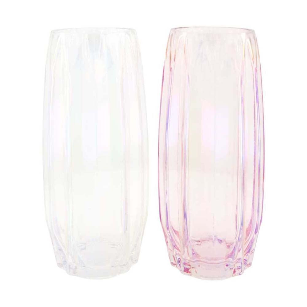 Vaas luster glas 12 x 12 x 28 cm Vaas luster glas 12 x 12 x 28 cm