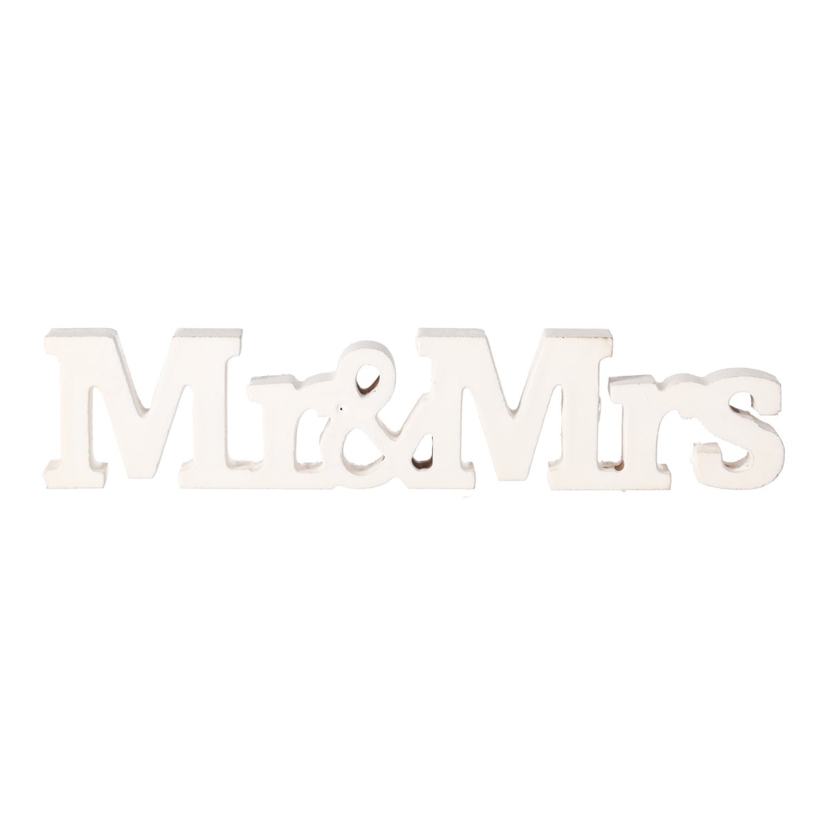 Deco hout Mr&Mrs 24 cm assorti Deco hout Mr&Mrs 24 cm assorti