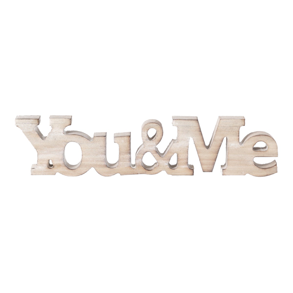 Deco hout You&Me 22 cm assorti Deco hout You&Me 22 cm assorti