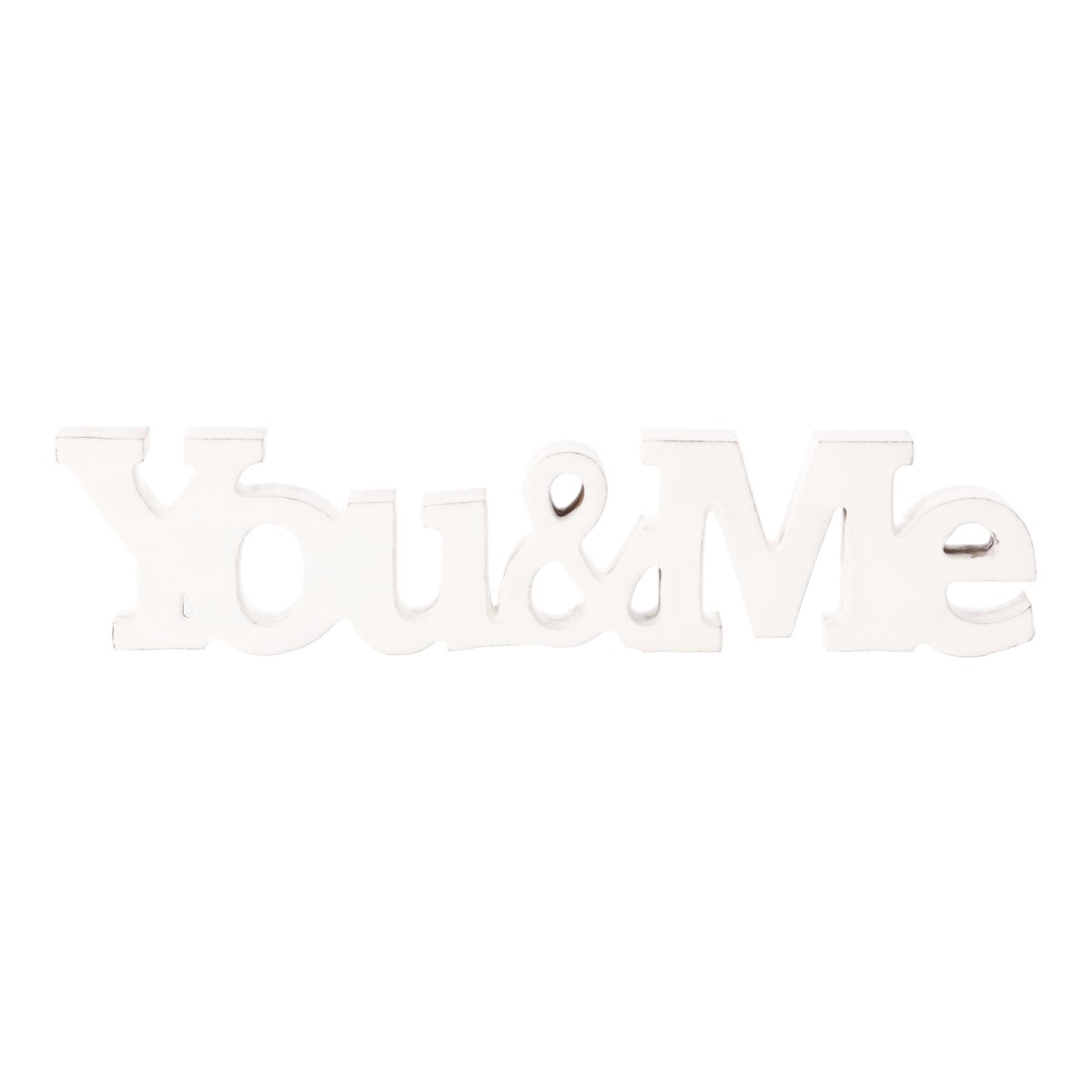 Deco hout You&Me 22 cm assorti Deco hout You&Me 22 cm assorti