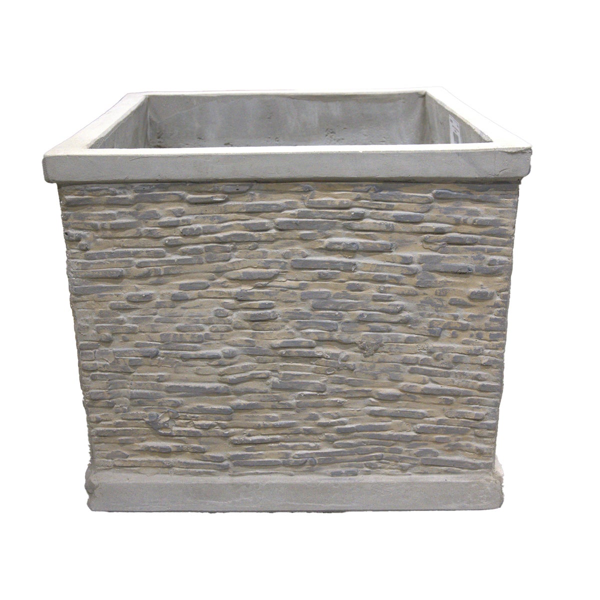 Pot Jambi Slate cube grey Pot Jambi Slate cube grey
