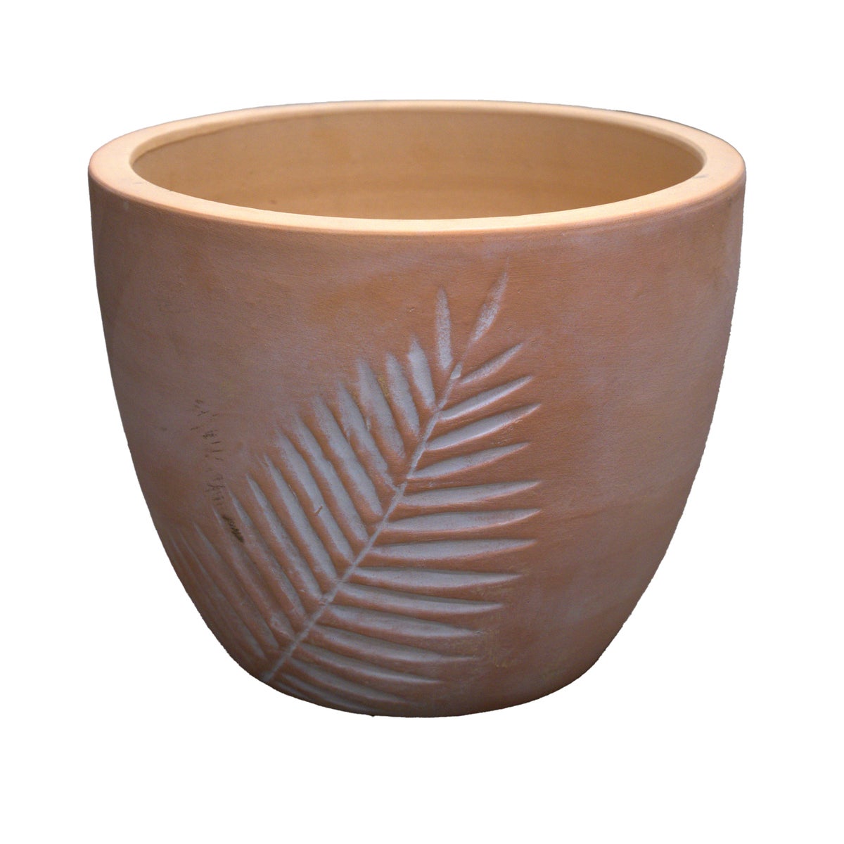 Pot Portly Leaf Egg White Wash Pot Portly Leaf Egg White Wash