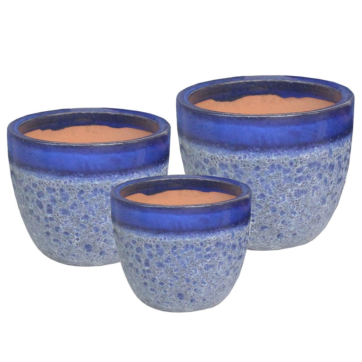 Pot Antique 2tone egg Pot Antique 2tone egg