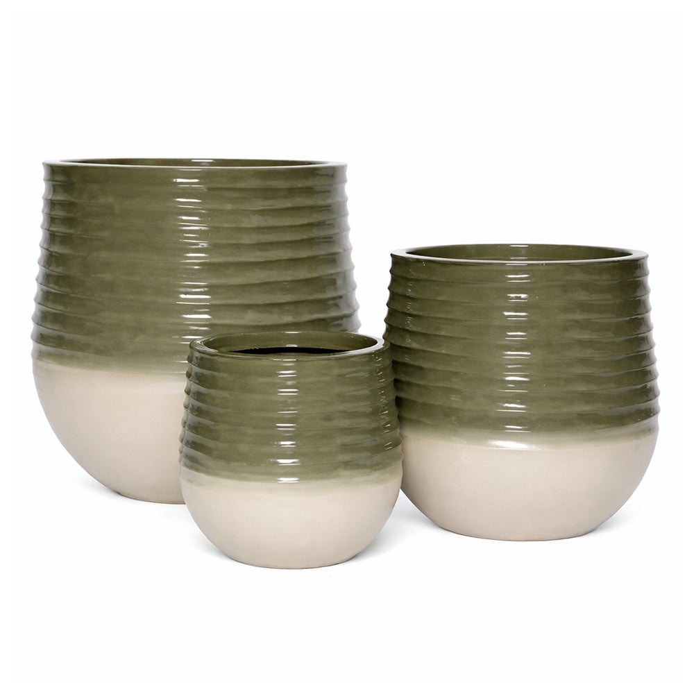 Pot Jamie green white Pot Jamie green white