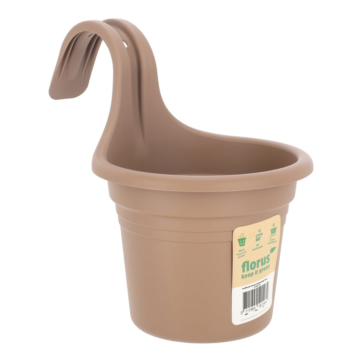 Balkonpot hang enkel taupe Florus Balkonpot hang enkel taupe Florus