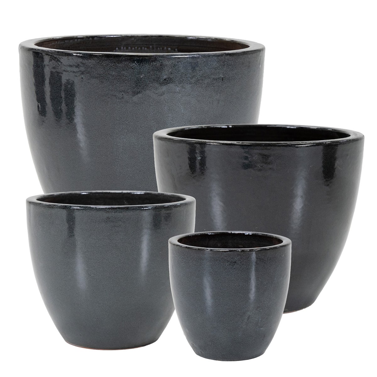 Pot Scafa glazed antraciet Pot Scafa glazed antraciet