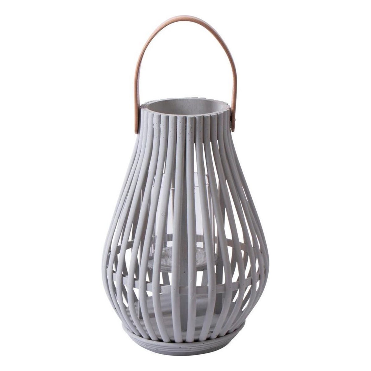 Lantaarn druppel 29 cm grijs Lantaarn druppel 29 cm grijs