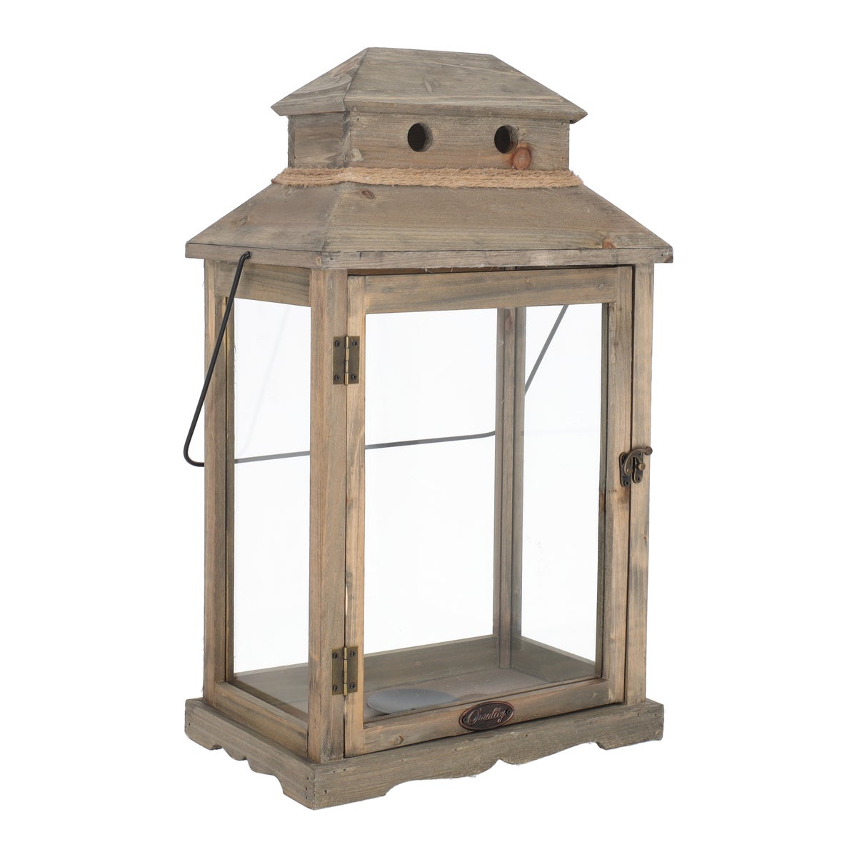 Lantaarn hout rechthoek 21 x 32 cm Lantaarn hout rechthoek 21 x 32 cm