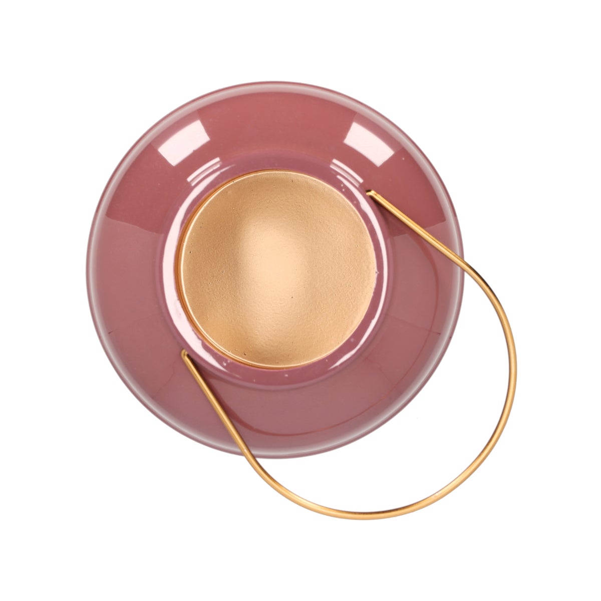 Lantaarn metaal paars 24 cm Lantaarn metaal paars 24 cm