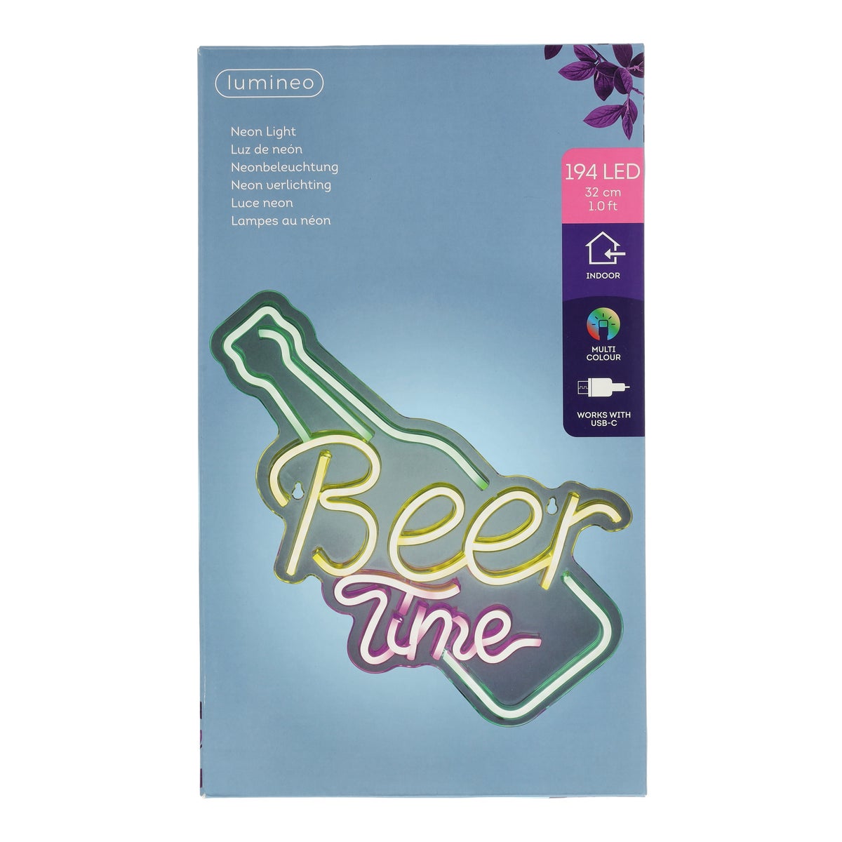 Led neon beer time Led neon beer time