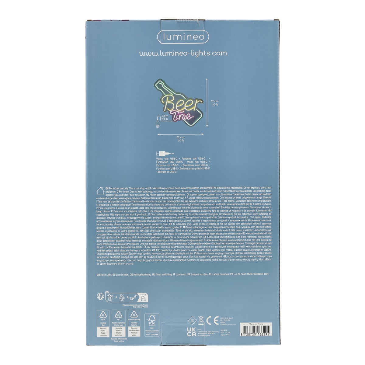 Led neon beer time Led neon beer time