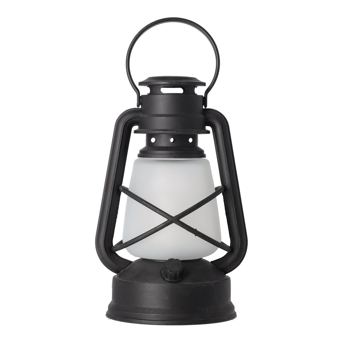 Mijnlamp vlam zwart 14x22cm Mijnlamp vlam zwart 14x22cm