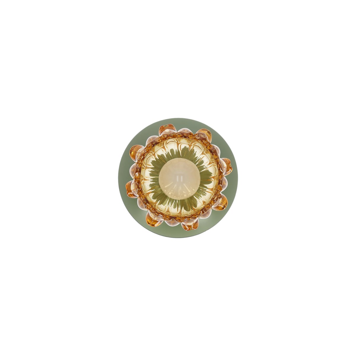 Tafellamp bloem 23 cm oranje Tafellamp bloem 23 cm oranje