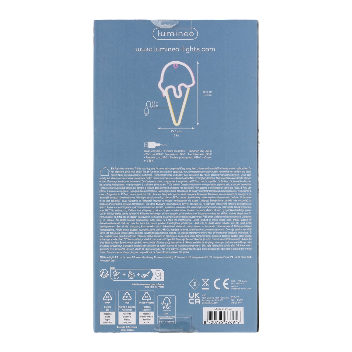 Led neon ijshoorn Led neon ijshoorn
