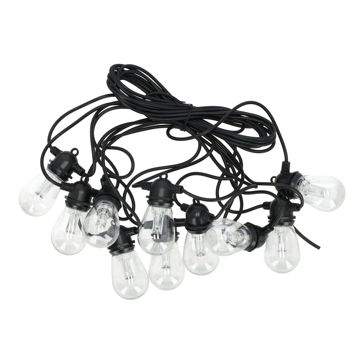 Partylight 10LED regenboog & warm wit Partylight 10LED regenboog & warm wit