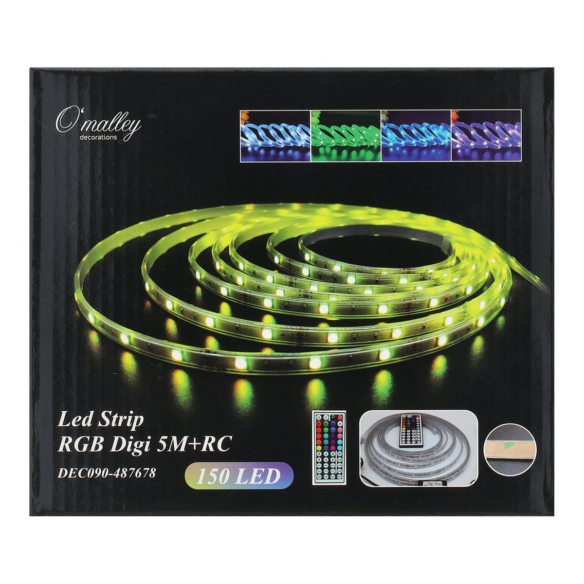 LED strip RGB digi 5 m met afstandsbediening LED strip RGB digi 5 m met afstandsbediening