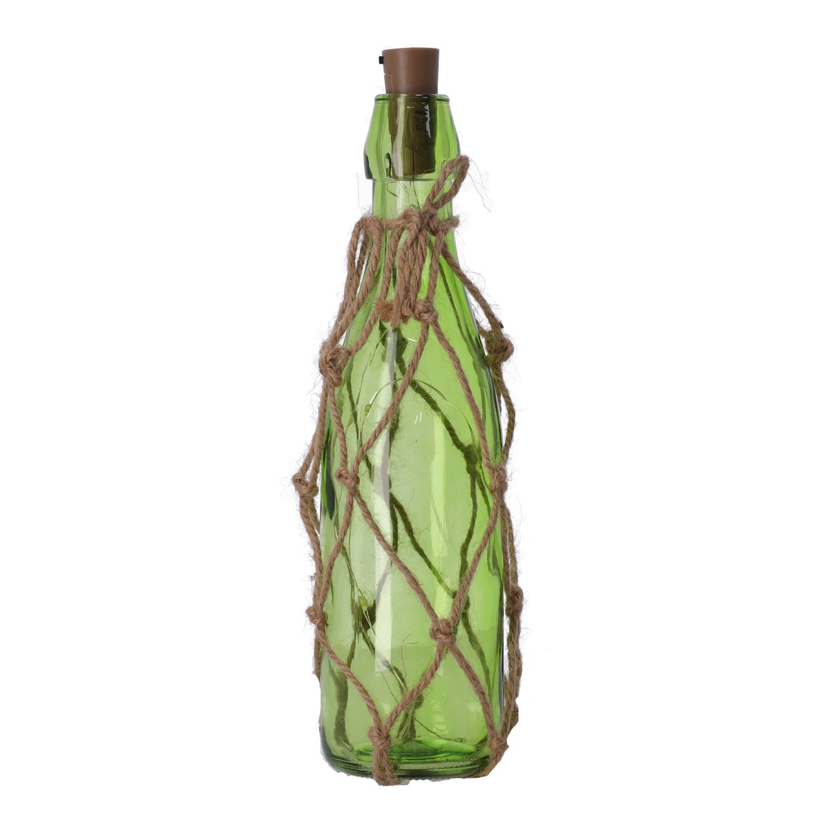 Glazen LED-fles 28 cm Glazen LED-fles 28 cm