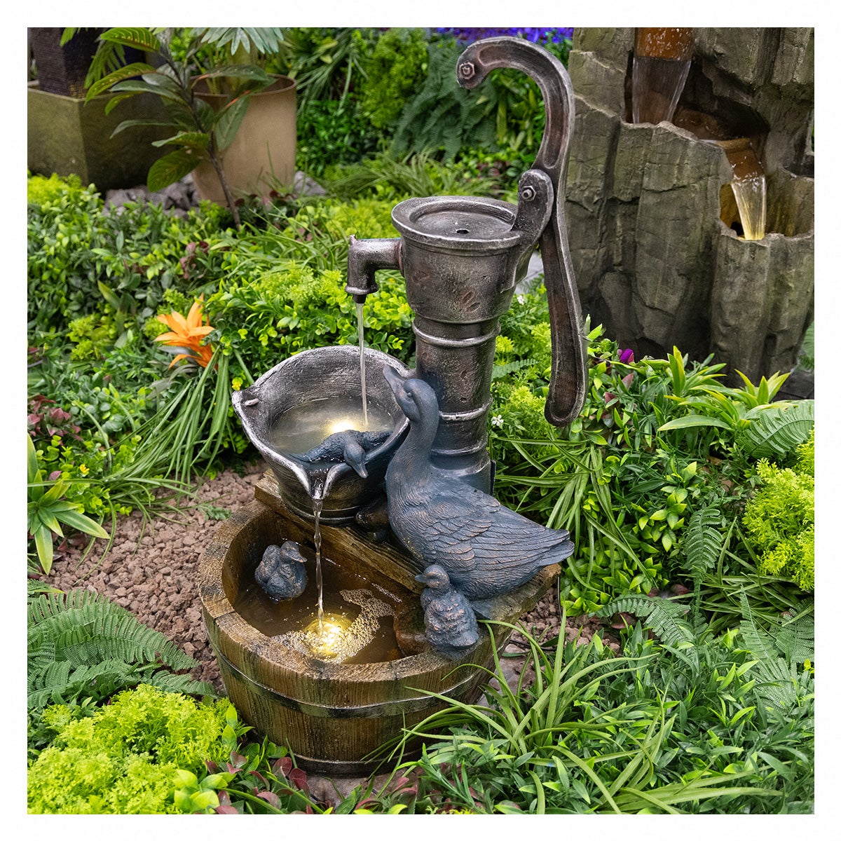 Waterpartij Twyford 80 cm met LED Waterpartij Twyford 80 cm met LED