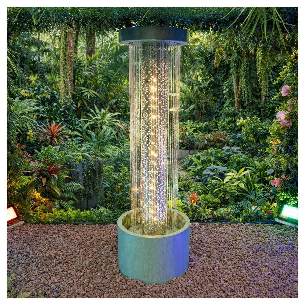 Waterpartij Cilinder 112 cm groen Waterpartij Cilinder 112 cm groen