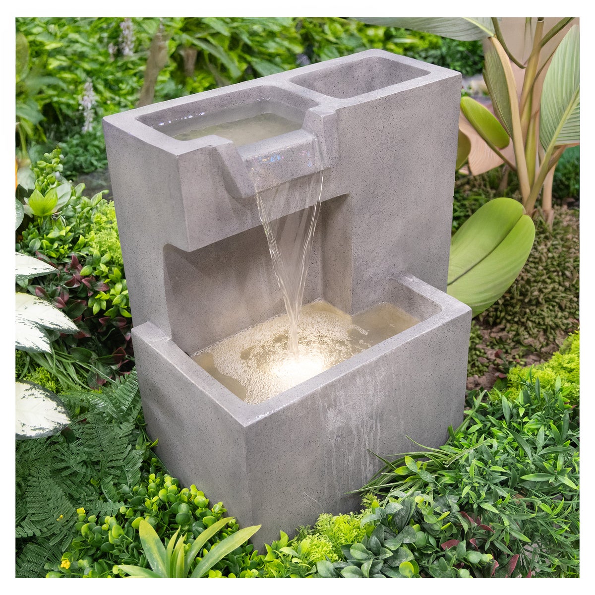 Waterpartij Penton 62 cm met LED Waterpartij Penton 62 cm met LED
