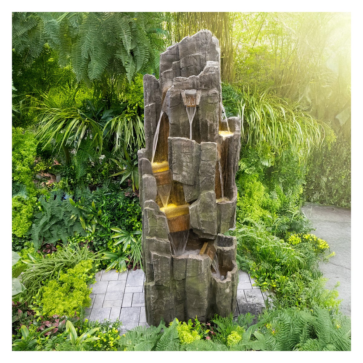 Waterpartij chazey 130 cm met LED Waterpartij chazey 130 cm met LED