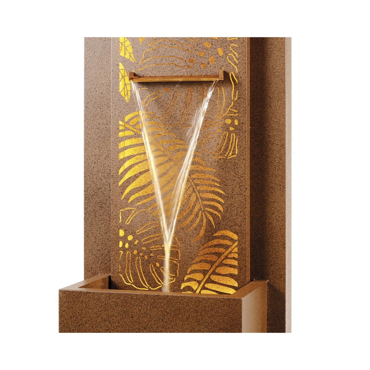 Waterpartij Leaves 107 cm roest Waterpartij Leaves 107 cm roest