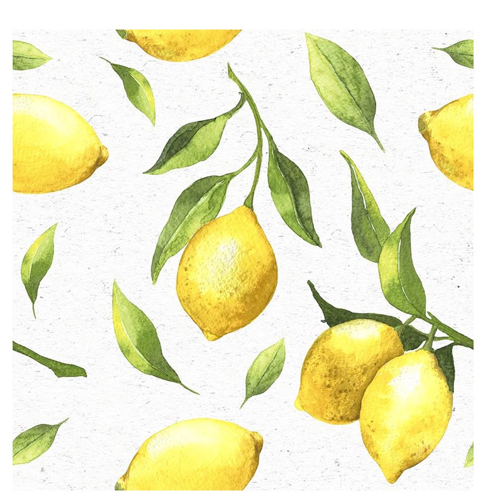 Servet 33 x 33 cm citroen 20st. Servet 33 x 33 cm citroen 20st.