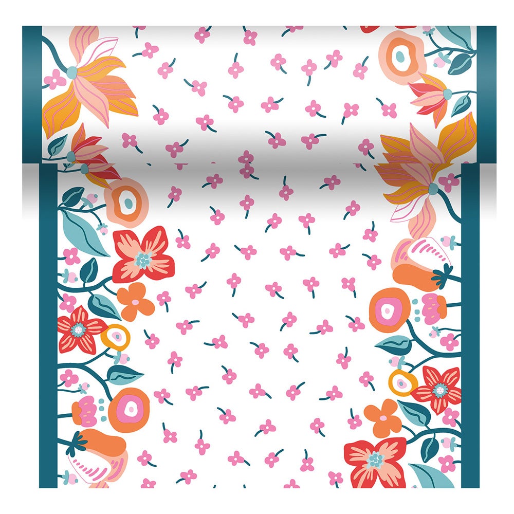 Tafelloper 40x480cm 3-in-1 Vibrant Bloom Tafelloper 40x480cm 3-in-1 Vibrant Bloom