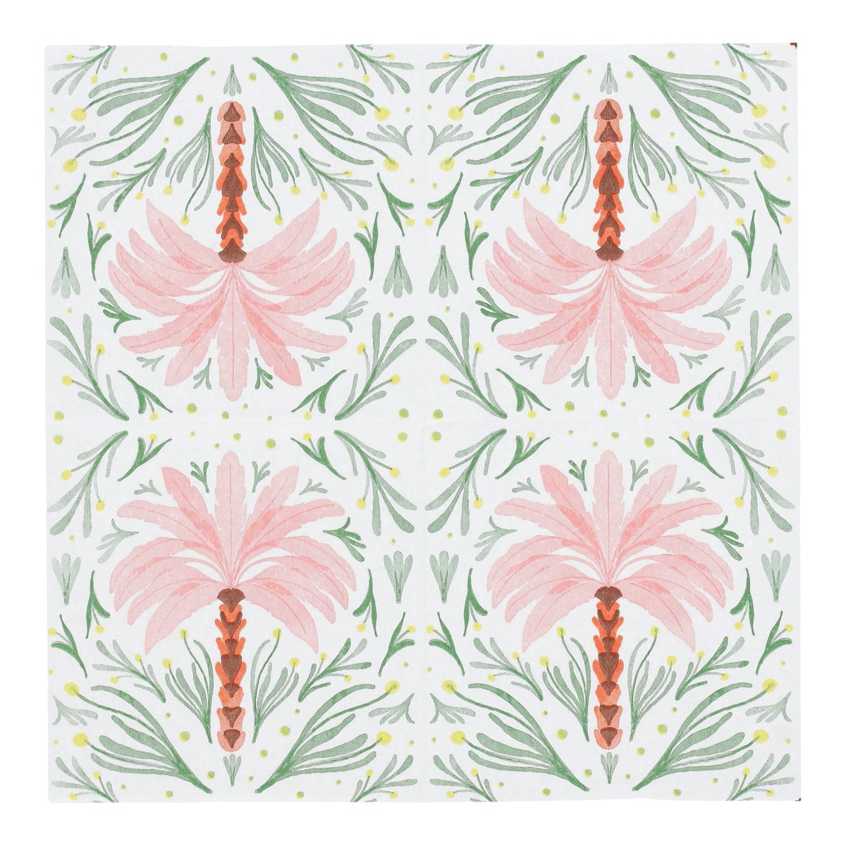 Servet 24 x 24 cm Palm oasis 20 stuks Servet 24 x 24 cm Palm oasis 20 stuks