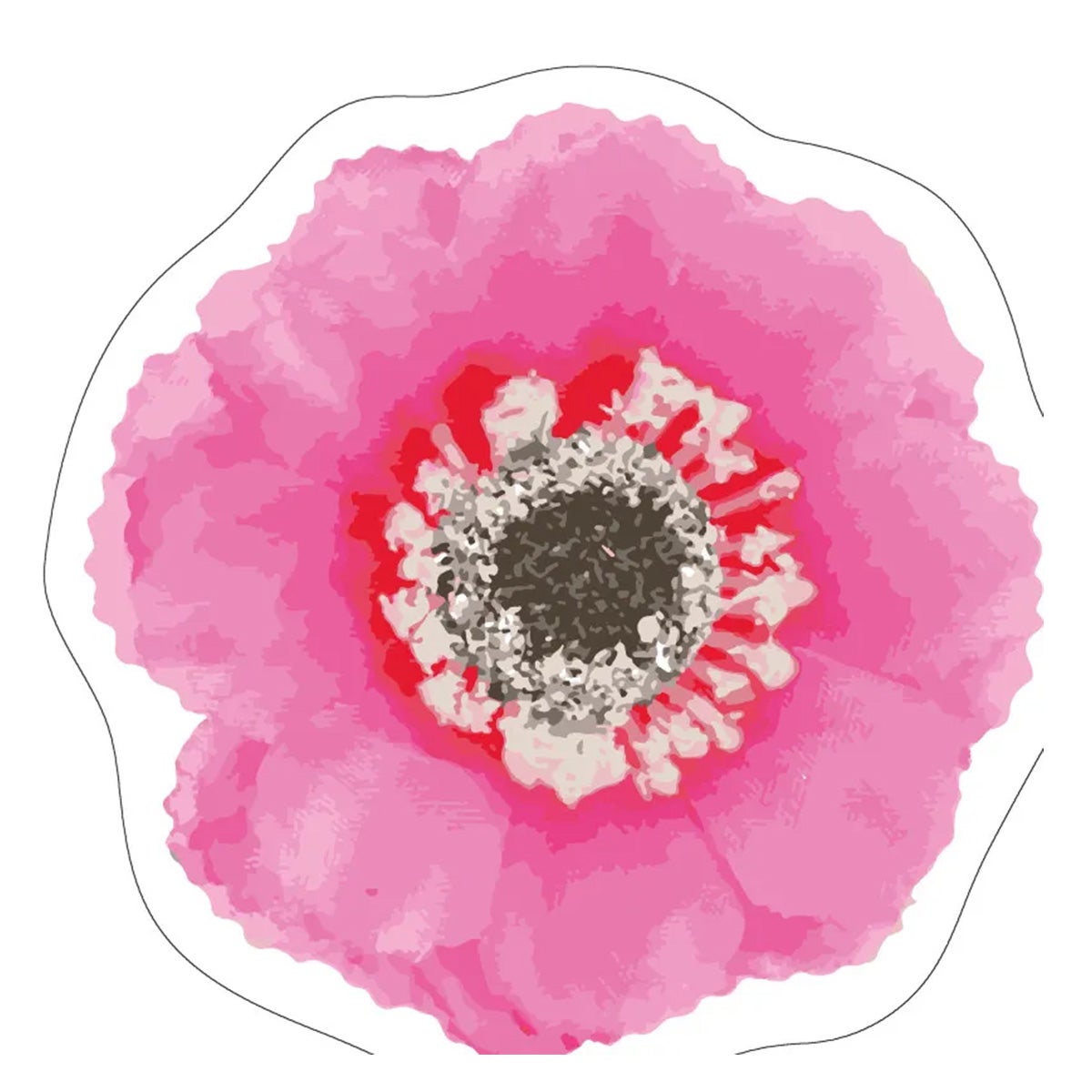 Servet Silhouettes Cabana flower 12 stuks Servet Silhouettes Cabana flower 12 stuks