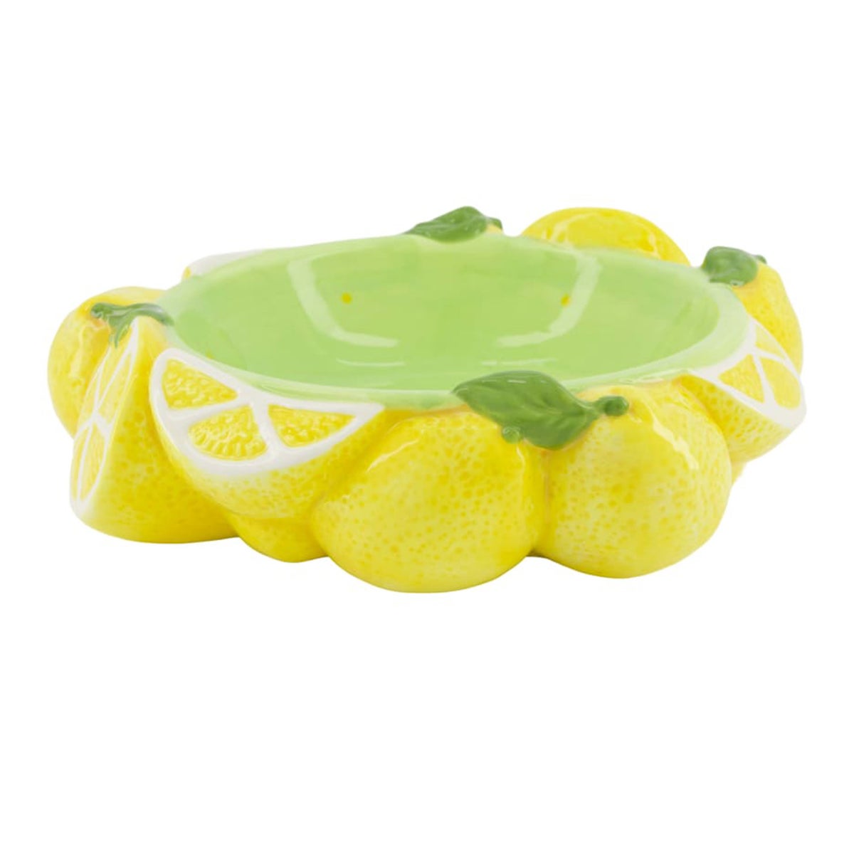 Kom limoen keramiek 25 x 27 x 8 cm Kom limoen keramiek 25 x 27 x 8 cm